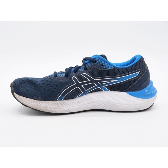 Asics Gel Excite 8 Kids 8 GS Running Shoes Blue Mesh Lace Up Athletic Sneaker - Picture 5 of 10